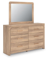 Kinlanni Queen Panel Bed, Dresser, Mirror and Nightstand - PCB1360B17