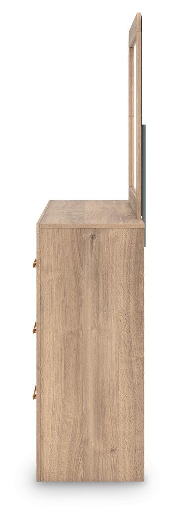 Kinlanni Queen Panel Bed, Dresser, Mirror and Nightstand - PCB1360B17