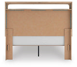 Kinlanni Queen Upholstered Panel Bed, Dresser and Mirror - PCB1360B13