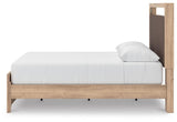 Kinlanni Queen Upholstered Panel Bed, Dresser and Mirror - PCB1360B13