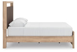 Kinlanni Queen Upholstered Panel Bed, Dresser and Mirror - PCB1360B13