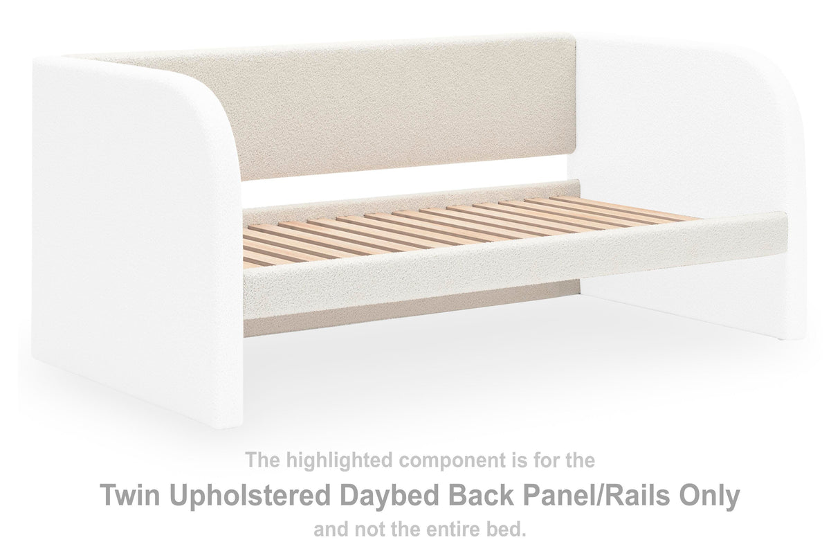 Arloster Twin Upholstered Daybed Panel/Rails/Slats - PCB1566-180