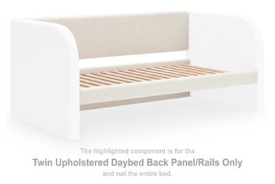 Arloster Twin Upholstered Daybed Panel/Rails/Slats - PCB1566-180