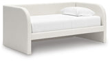 Arloster Twin Upholstered Day Bed, Dresser and Mirror - PCB1566B14