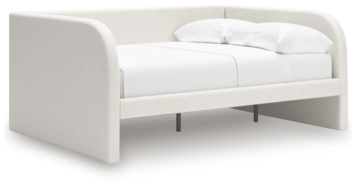 Arloster Full Upholstered Day Bed, Dresser and Mirror - PCB1566B15