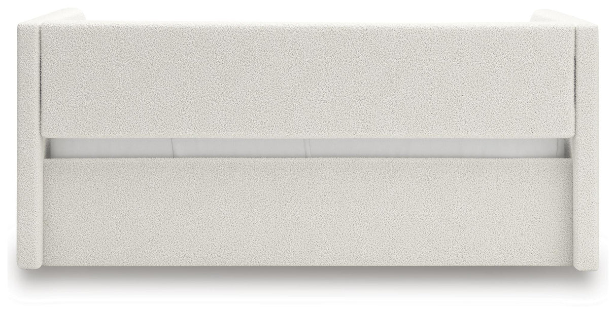 Arloster Full Upholstered Day Bed, Dresser and Mirror - PCB1566B15