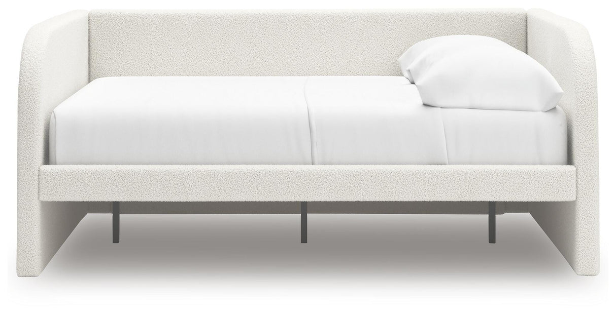 Arloster Full Upholstered Day Bed, Dresser and Mirror - PCB1566B15