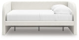 Arloster Full Upholstered Day Bed, Dresser and Mirror - PCB1566B15
