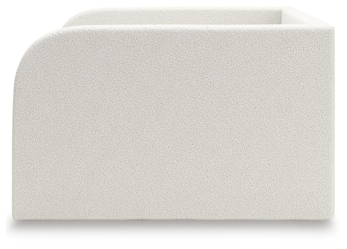 Arloster Full Upholstered Day Bed, Dresser and Mirror - PCB1566B15