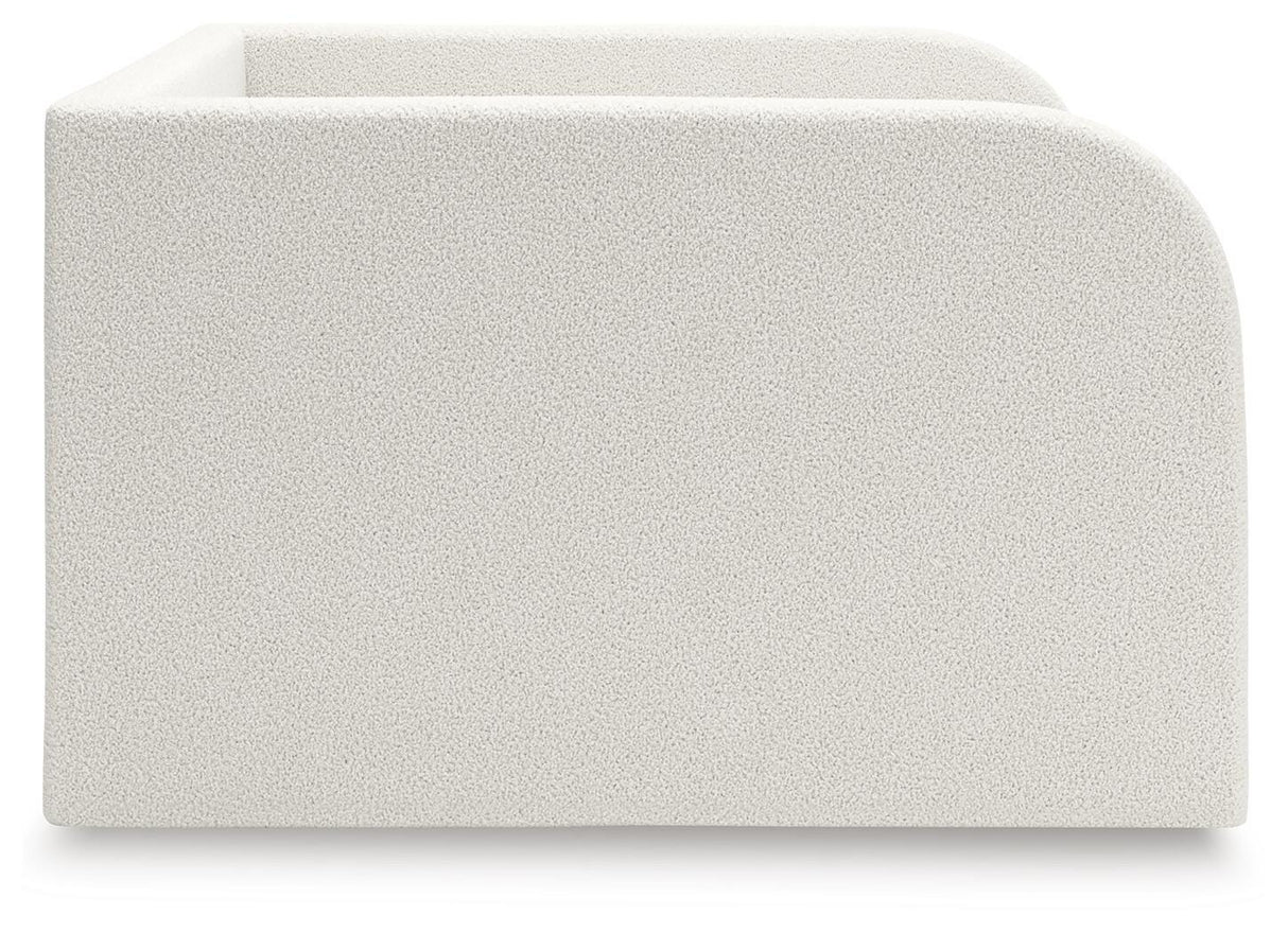 Arloster Full Upholstered Day Bed, Dresser and Mirror - PCB1566B15