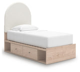 Arloster Twin Upholstered Panel Bed with Storage - PCB1566B6