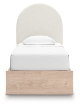 Arloster Twin Upholstered Panel Bed with Storage - PCB1566B6