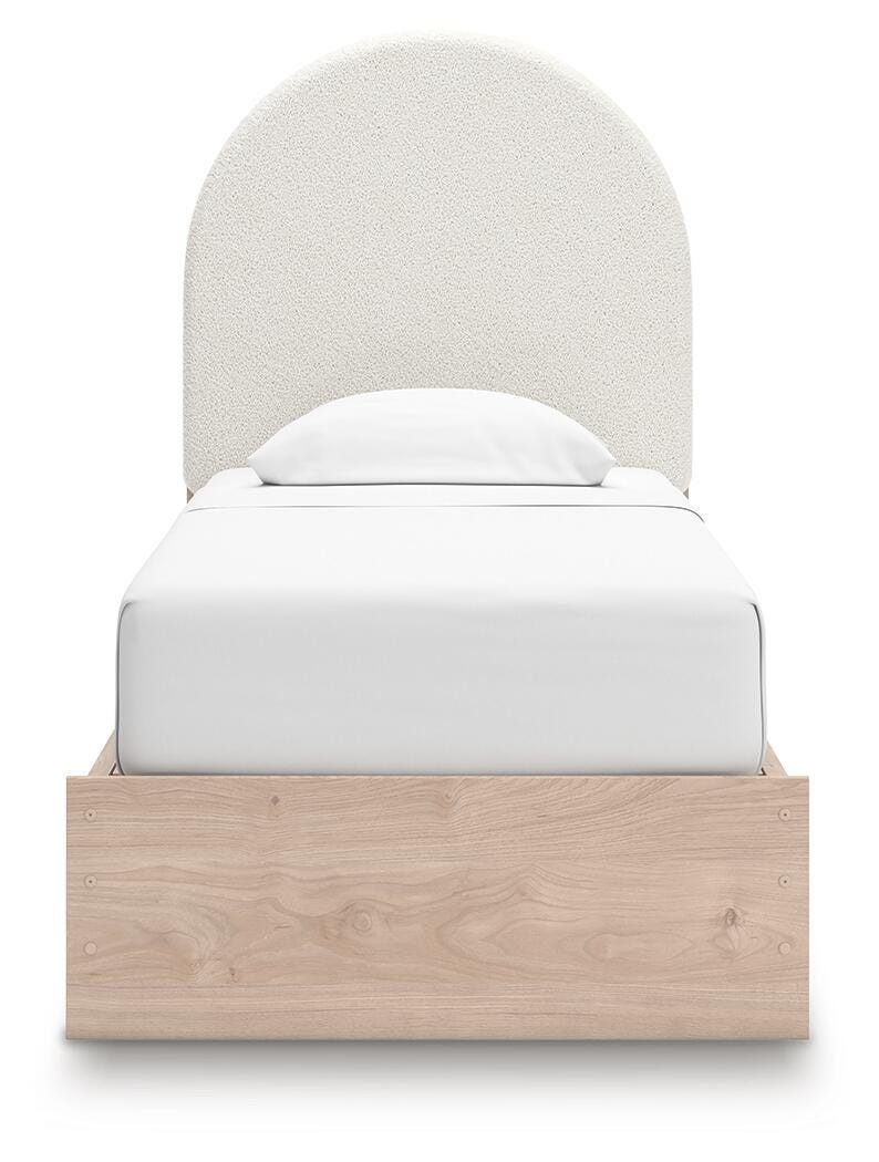 Arloster Twin Upholstered Panel Bed with Storage - PCB1566B6