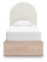 Arloster Twin Upholstered Panel Bed with Storage - PCB1566B6