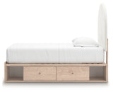 Arloster Twin Upholstered Panel Bed with Storage - PCB1566B6