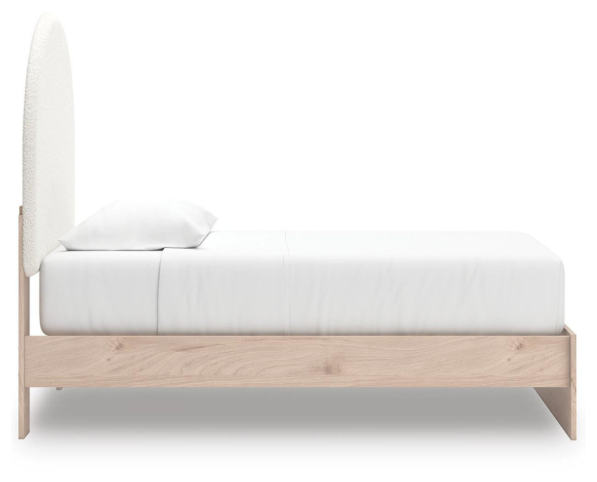 Arloster Twin Upholstered Panel Bed - PCB1566B2
