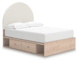 Arloster Full Upholstered Panel Bed with Storage - PCB1566B5