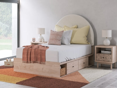 Arloster Full Upholstered Panel Bed with Storage - PCB1566B5