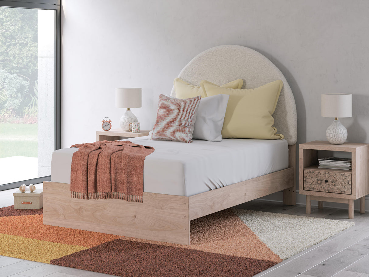 Arloster Full Upholstered Panel Bed - PCB1566B3