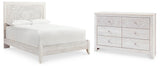Paxberry Queen Panel Bed and Dresser - B181B19