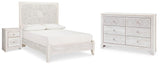 Paxberry Full Panel Bed, Dresser and Nightstand - B181B23
