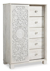 Paxberry Full Panel Bed, Dresser, Mirror and Chest - B181B17