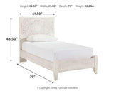 Paxberry Twin Panel Bed - B181B1