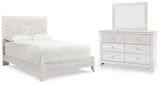 Paxberry Queen Panel Bed, Dresser and Mirror - B181B15