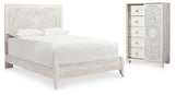 Paxberry Queen Panel Bed and Chest - B181B21