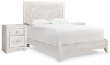 Paxberry Queen Panel Bed and 2 Nightstands - B181B30