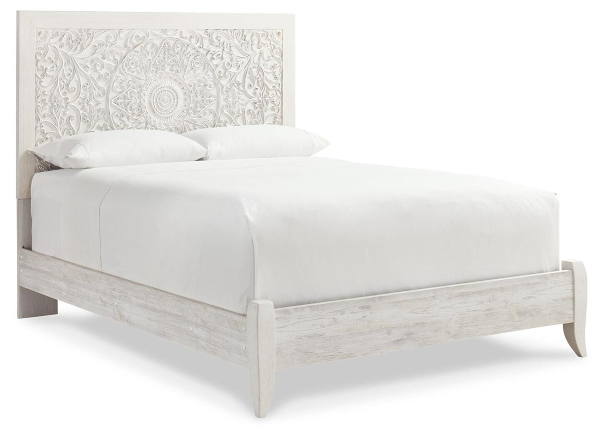 Paxberry Queen Panel Bed, Dresser, 2 Chests and 2 Nightstands - B181B31
