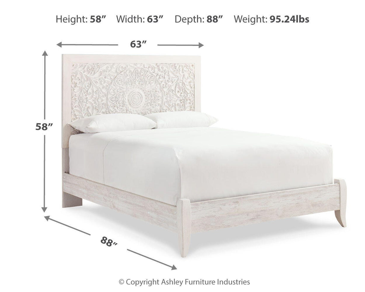 Paxberry Queen Panel Bed, Dresser, 2 Chests and 2 Nightstands - B181B31