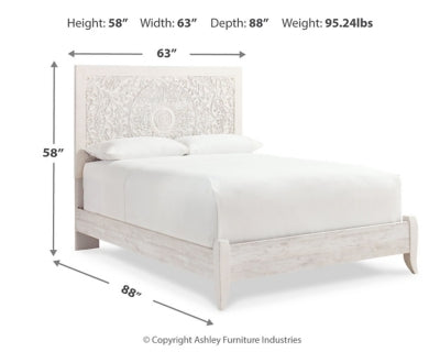 Paxberry Queen Panel Bed, Chest and Nightstand - B181B28
