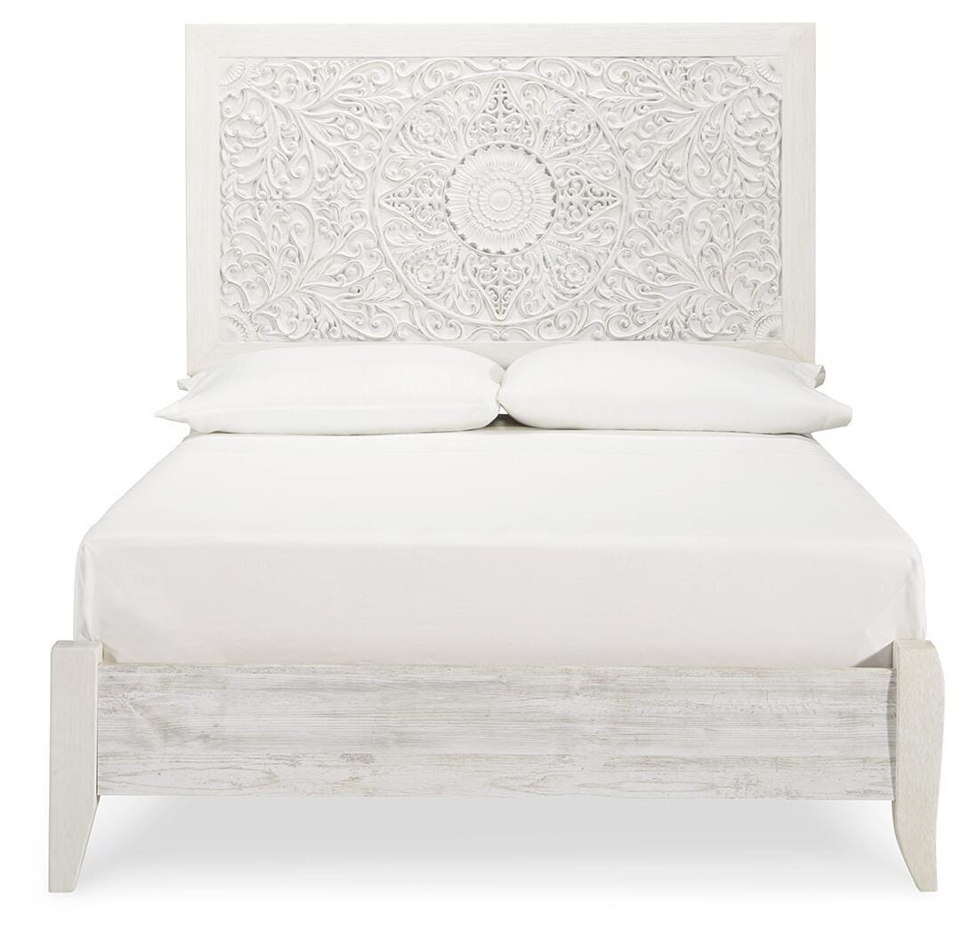Paxberry Full Panel Bed and Nightstand - B181B20