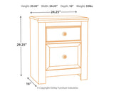 Paxberry Nightstand - B181-92