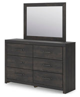 Hollivern Twin Panel Storage Bed, Dresser, Mirror and Chest - PCB2108B26