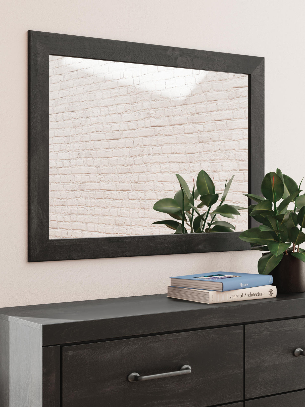 Hollivern Queen Panel Bed, Dresser and Mirror - PCB2108B3