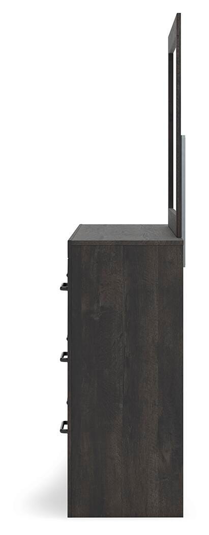 Hollivern Twin Panel Storage Bed, Dresser, Mirror and Chest - PCB2108B26