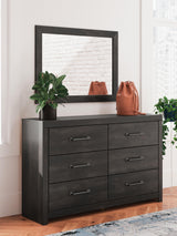 Hollivern Queen Panel Bed, Dresser and Mirror - PCB2108B3
