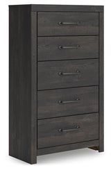 Hollivern Twin Panel Storage Bed, Dresser, Mirror and Chest - PCB2108B26