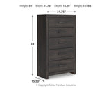 Hollivern Twin Panel Storage Bed, Dresser, Mirror and Chest - PCB2108B26