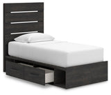 Hollivern Twin Panel Storage Bed, Dresser, Mirror and Chest - PCB2108B26