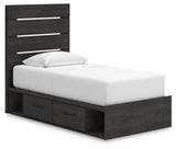 Hollivern Twin Panel Storage Bed, Dresser, Mirror and Chest - PCB2108B26