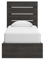 Hollivern Twin Panel Bed with Storage - PCB2108B18