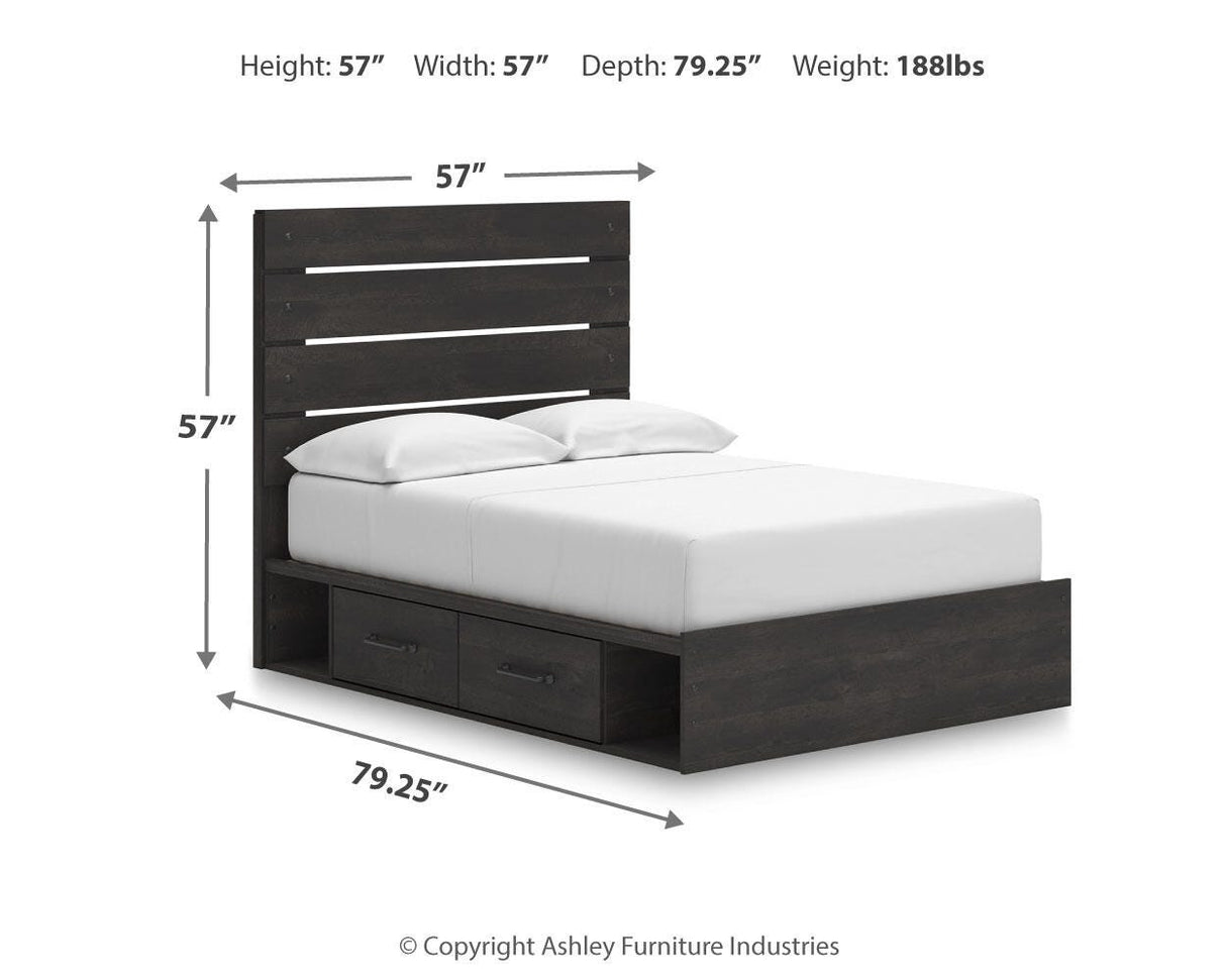 Hollivern Full Panel Storage Bed - PCB2108B15
