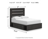 Hollivern Full Panel Storage Bed - PCB2108B15
