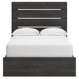 Hollivern Full Panel Bed with Storage - PCB2108B16