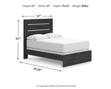 Hollivern Full Panel Bed - PCB2108B12