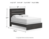Hollivern Queen Panel Bed - PCB2108B2