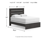 Hollivern Queen Panel Bed - PCB2108B2